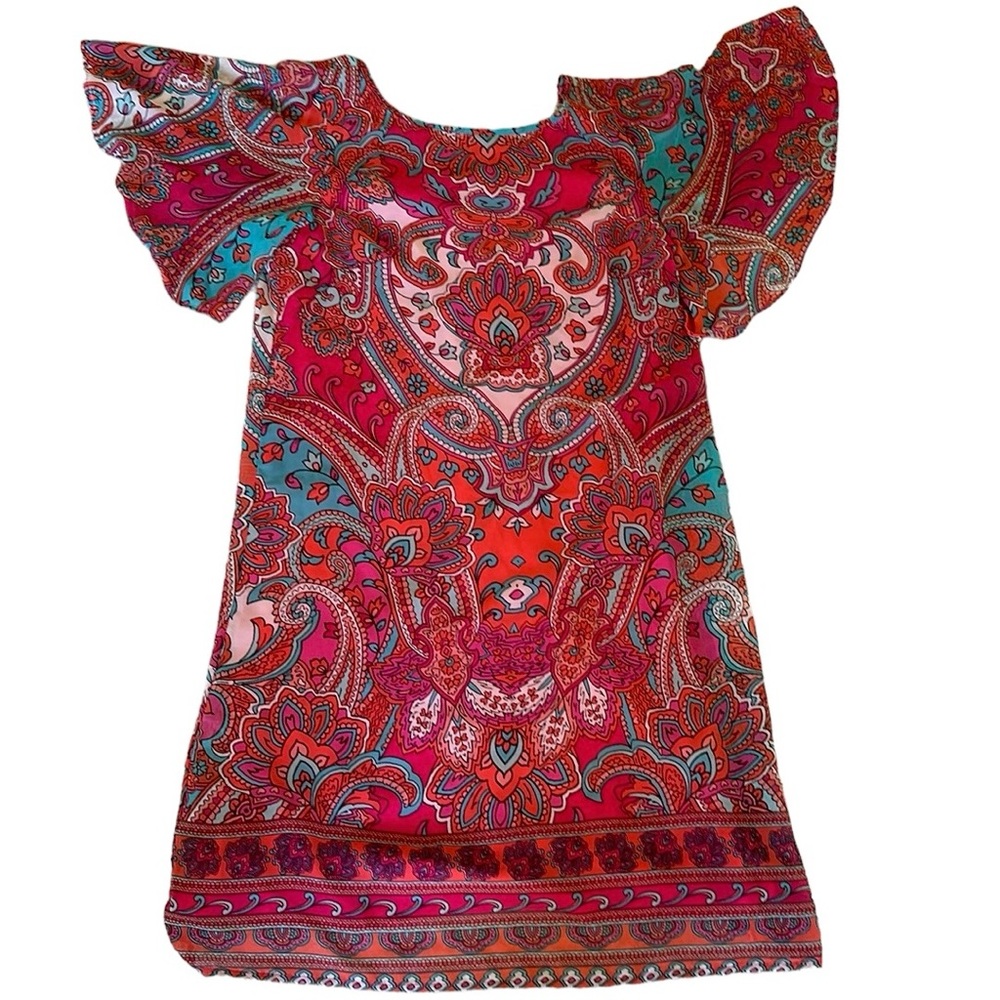 Embrace Boho Chic with our AGB Pink Dress - Size 6, Featuring a Stylish Hippie